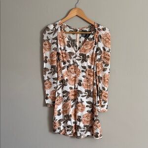 Reformation V-Neck Mini Dress Size 0